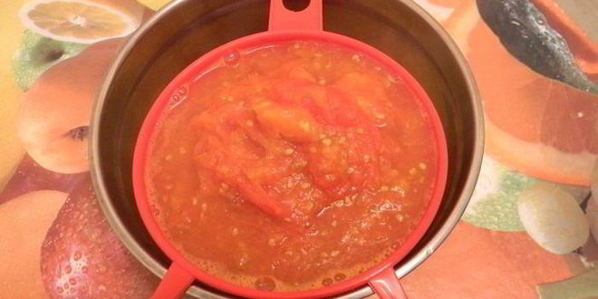 Рецепт томатна-фруктового мармелад