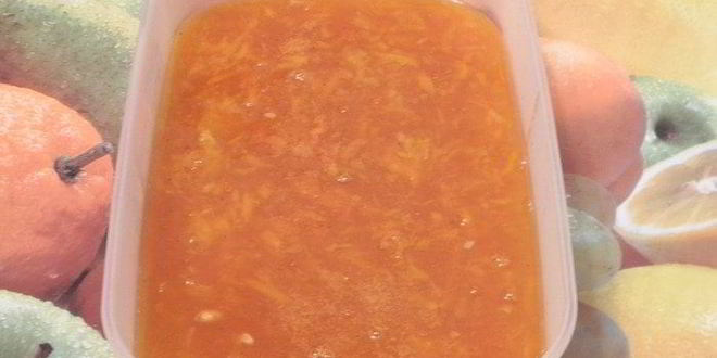 Рецепт томатна-фруктового мармелад