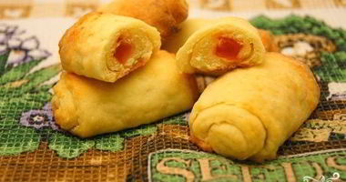 Рецепт Творожных трубочек с мармеладом