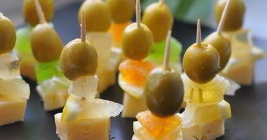 Рецепт Закуски на шпажках с мармеладом