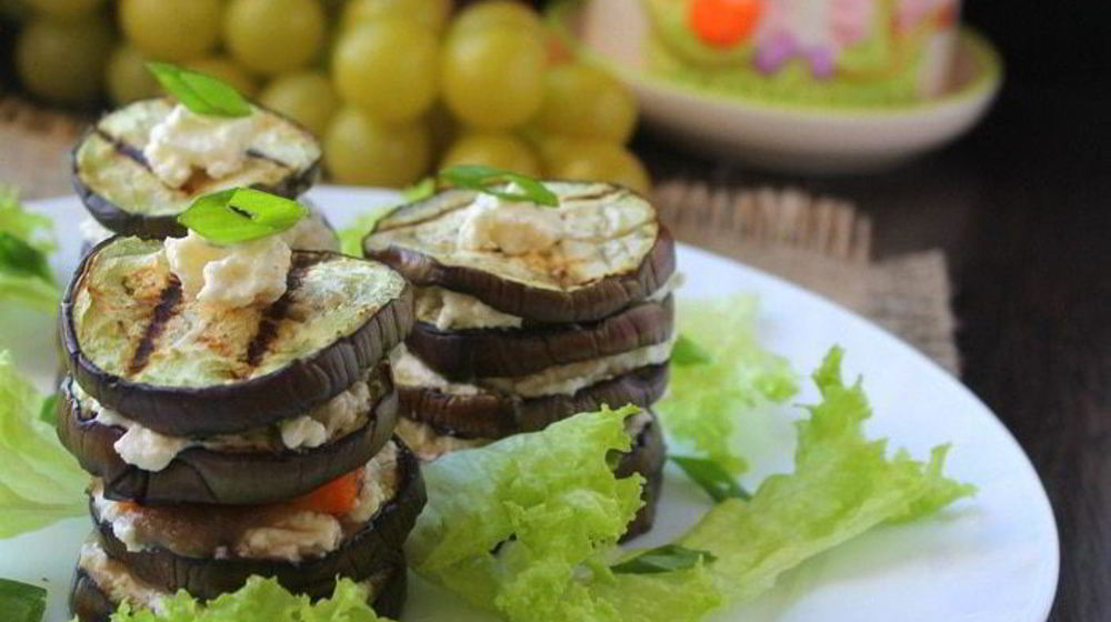 Как приготовить мильфея из овощей и сыра