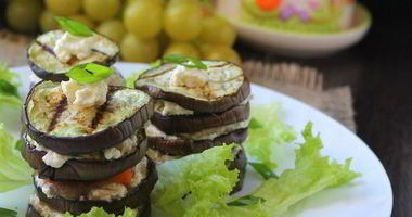 Рецепт Мильфея из овощей и сыра