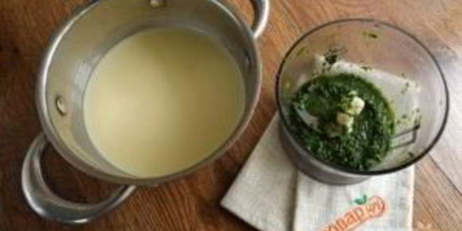 Рецепт базиликового мороженого