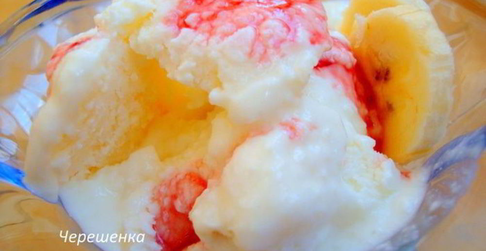 Рецепт шоколадно-банановое мороженое