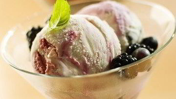 Рецепт Ежевично-сливочного мороженого