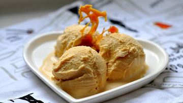 Рецепт Карамельного мороженого