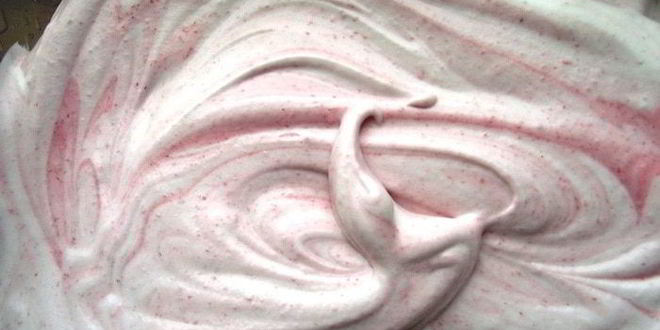 Рецепт малинового пломбира