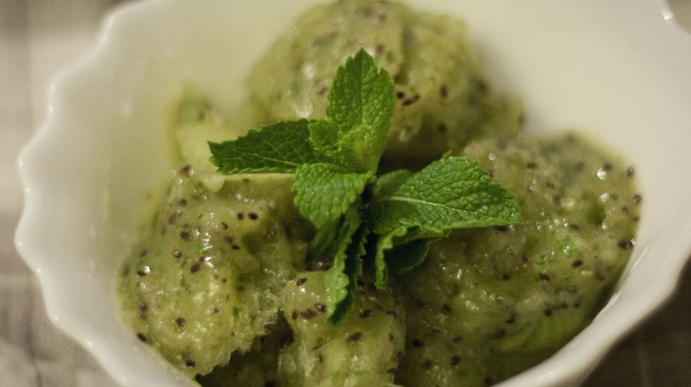 Как приготовить мороженое из киви