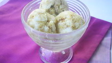 Рецепт Мороженого на вьетнамском йогурте с грильяжем