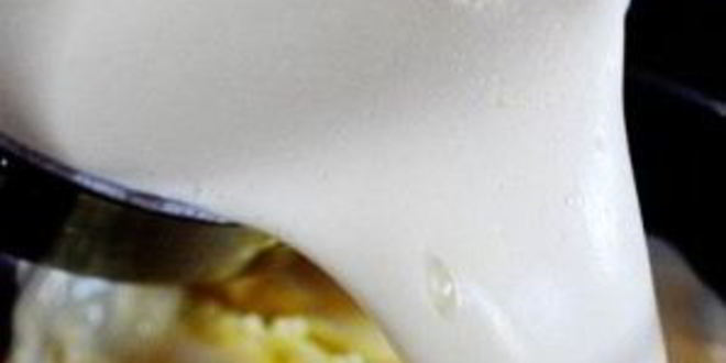 Рецепт мятна-ванильного сливочного мороженого