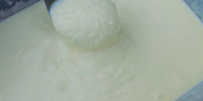 Рецепт ванильного мороженого