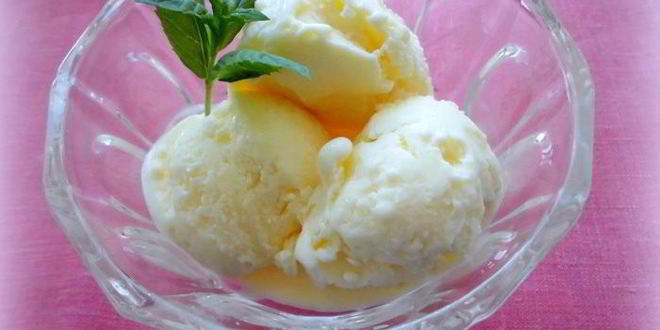 Рецепт ванильного мороженого