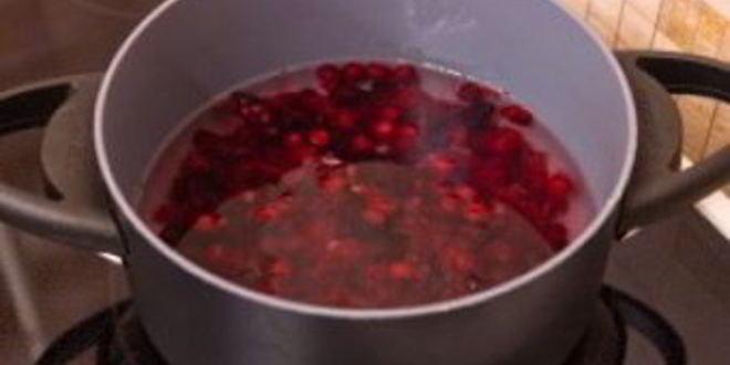 Рецепт клюквенного мусса