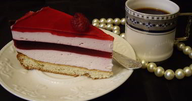 Рецепт Клюквенного торта-мусса