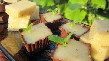 Рецепт Конфет с грушово-мятным муссом