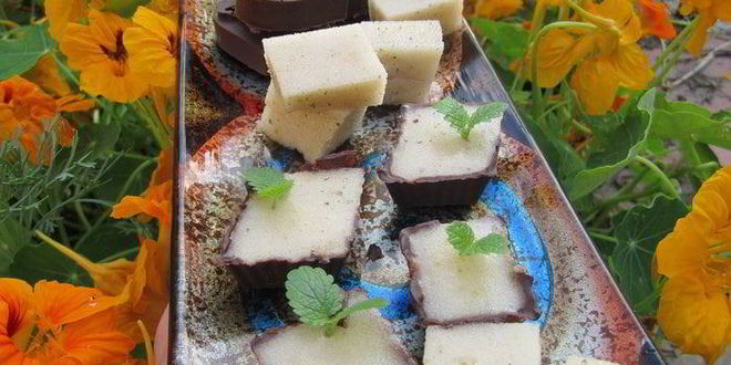 Рецепт конфет с грушово-мятным муссом