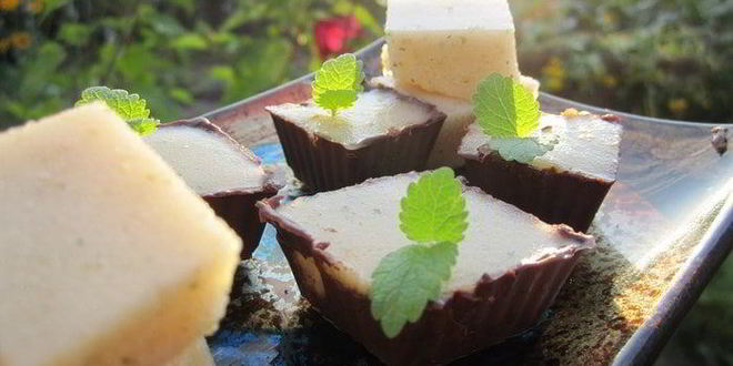 Рецепт конфет с грушово-мятным муссом