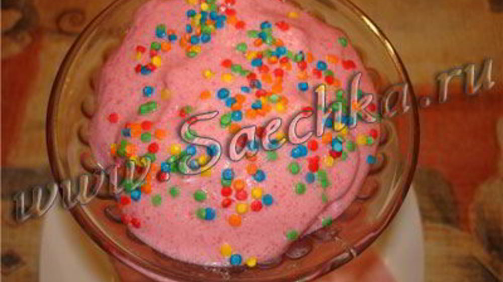 Как приготовить мусс из манки