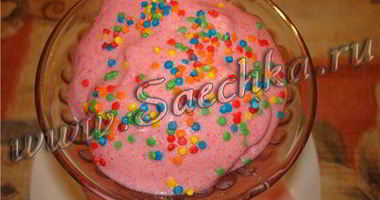 Рецепт Мусса из манки