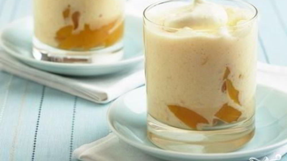 Как приготовить мусс из персиков