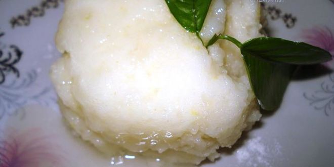 Рецепт мусса лимонного