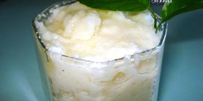 Рецепт мусса лимонного