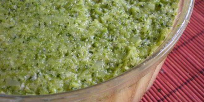 Рецепт рыбного террина с креветочным муссом на подушечке из брокколи