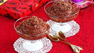 Рецепт Шоколадна-молочного мусс