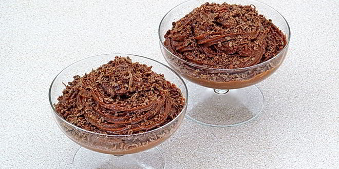 Рецепт шоколадна-молочного мусс