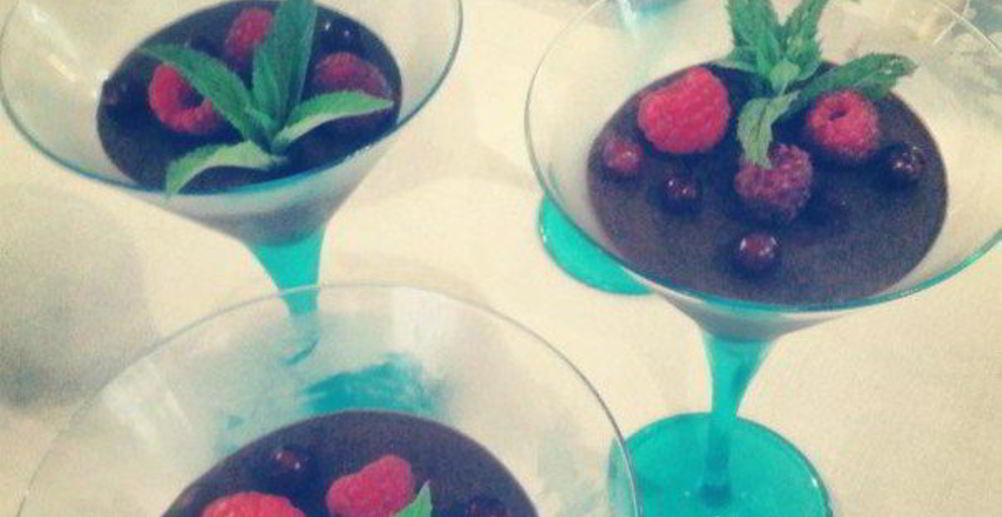 Рецепт шоколадно-молочный мусс