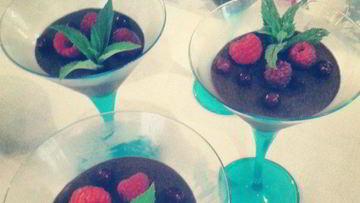 Рецепт Шоколадна-ванильного мусс