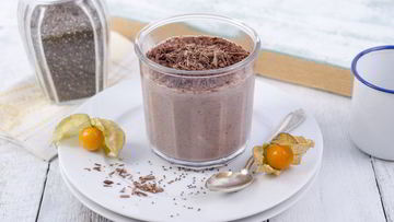 Рецепт Шоколадного мусса с вишнями