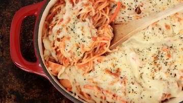 Рецепт Спагетти муссолини