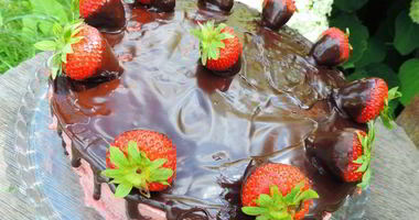 Рецепт Торта-мусса Клубника в шоколаде