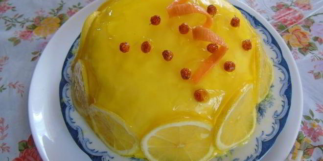 Рецепт торта-мусса лимонного тирамису