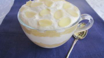 Рецепт Творожного десерта с яблочным муссом