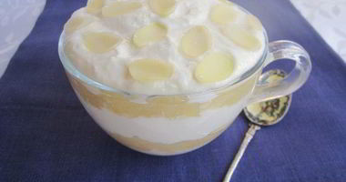 Рецепт Творожного десерта с яблочным муссом