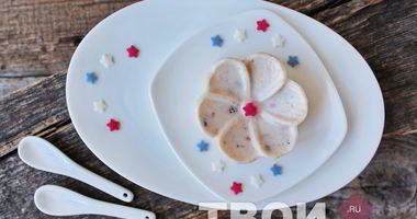 Рецепт Творожного мусса с ягодами и злаками