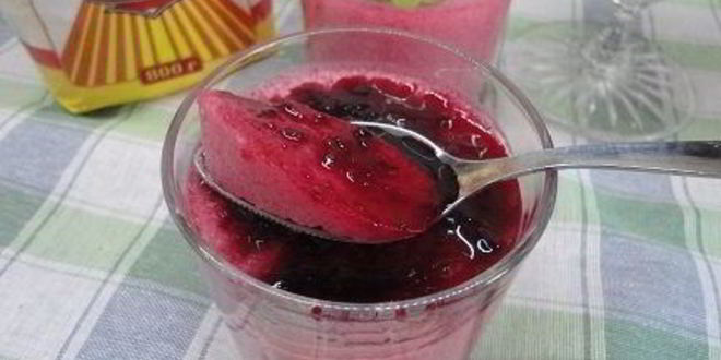 Рецепт ягодного мусса