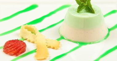 Рецепт Мятной панны котта