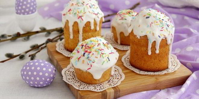 Рецепт апельсинового бездрожжевого кулича