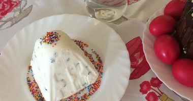 Рецепт Быстрой творожной пасхи