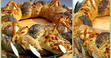 Рецепт Итальянской пасхальной косы с начинкой