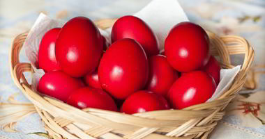 Рецепт Красных пасхальных яиц