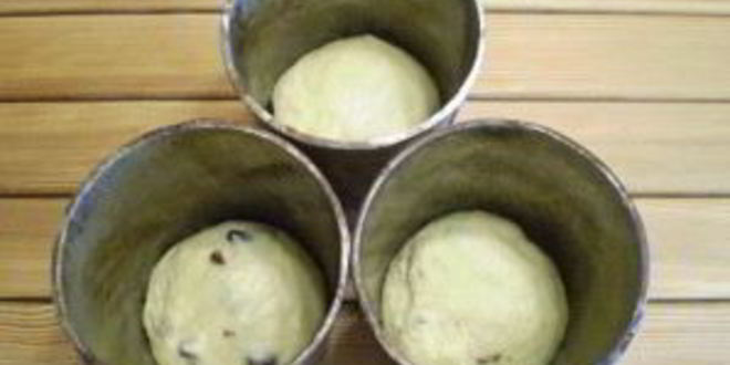 Рецепт кулича на сливках