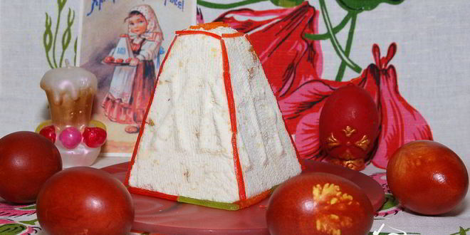 Рецепт миндальной пасхи