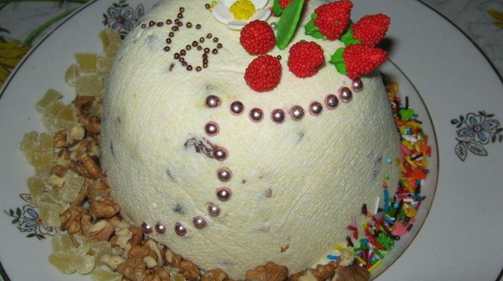 Как приготовить пасху из жирного творога