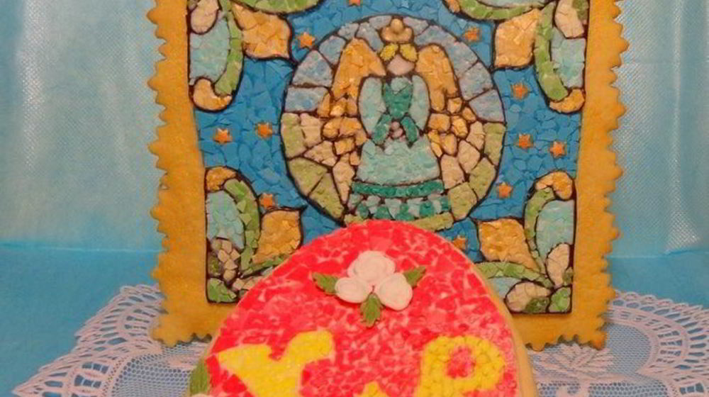 Как приготовить пасхальную мозаику