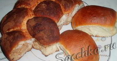 Рецепт Пасхальных булочек с повидлом