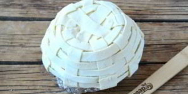 Рецепт съедобной корзинки для пасхальных яиц